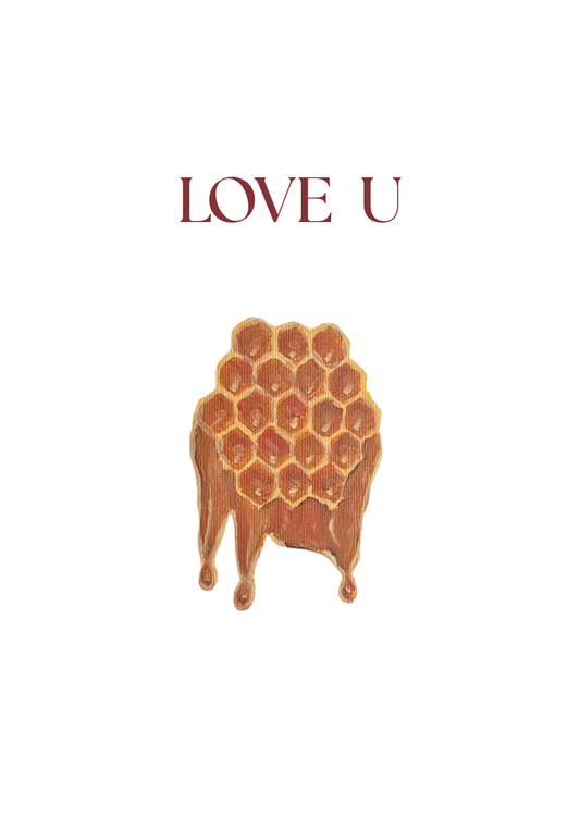 Kaart, love u honey