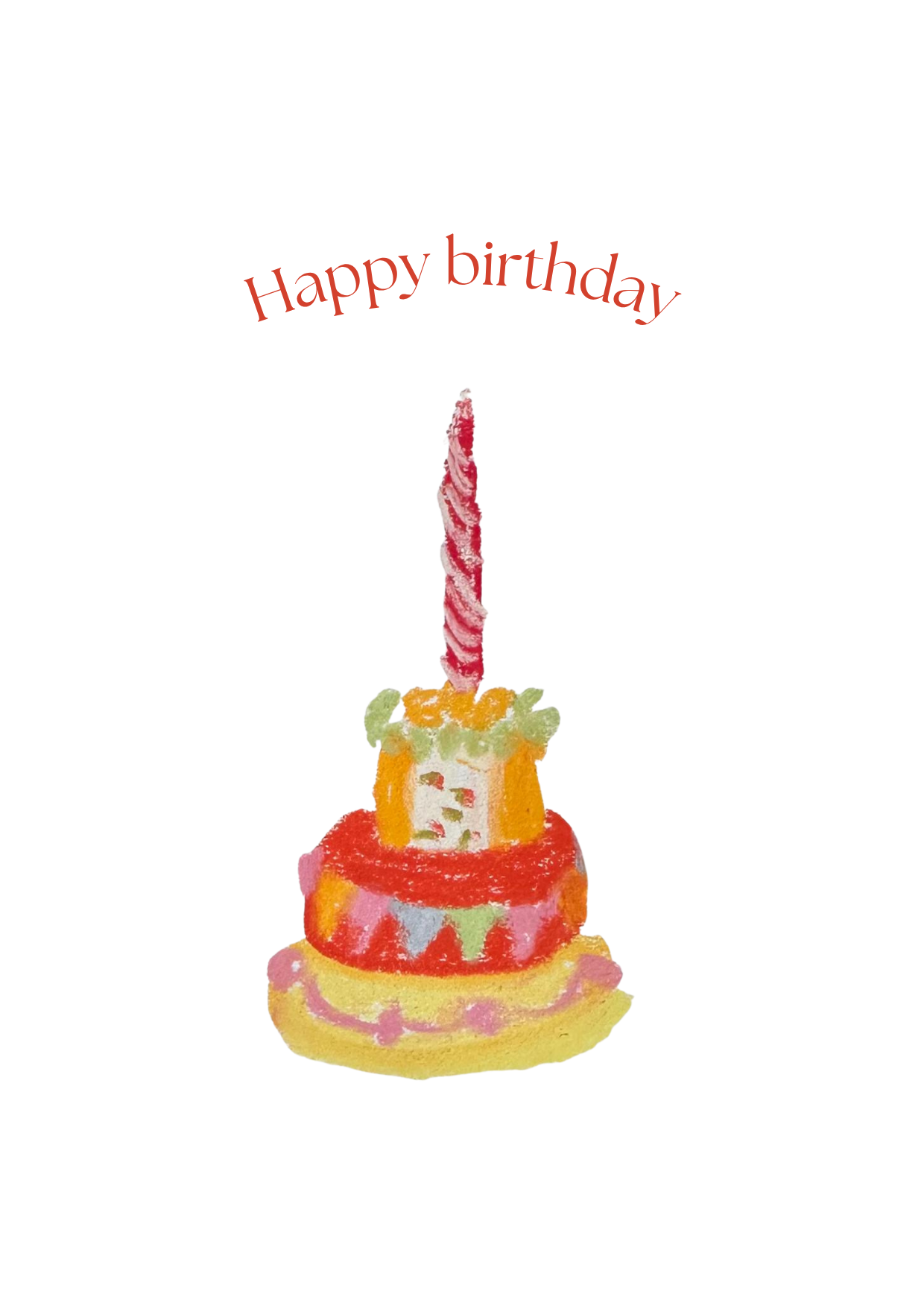 Kaart, happy birthday